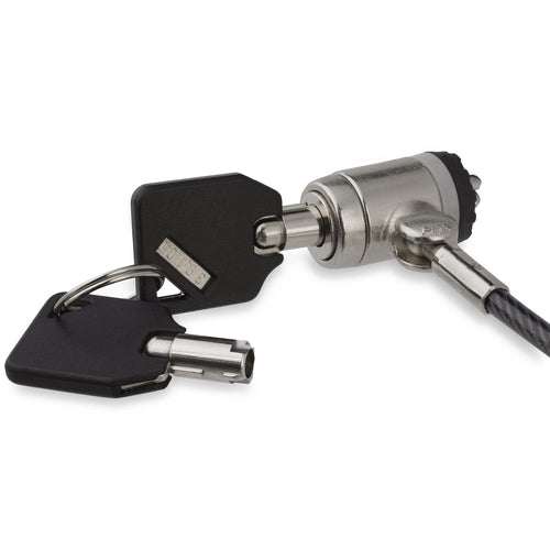 StarTech.com 6ft (2m) Laptop Cable Lock with Keys - Keyed Security Cable Lock for Compatible K-Slot Laptops, Desktops, Computers & Other Devices - Anti-Theft Vinyl Coated Steel Cable Lock StarTech.com 6ft (2m) Laptop Cable Lock with Keys - Keyed Security Cable Lock for Compatible K-Slot Laptops, Desktops, Computers & Other Devices - Anti-Theft Vinyl Coated Steel Cable Lock